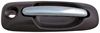 Exterior Door Handle Front Right With Keyhole Chrome Lever Black Housing - image 1