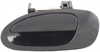 Exterior Door Handle Rear Left Smooth Black - image 1