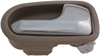 Interior Door Handle Front Or Rear Right Chrome Lever Beige Housing - image 1