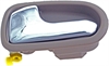 Interior Door Handle Front Or Rear Left Chrome Lever Beige Housing - image 1