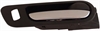 Interior Door Handle Front Right Chrome Lever Black Housing - image 1