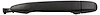 Exterior Door Handle Rear Right And Left Texture Black - image 1