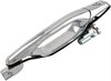 Exterior Door Handle Front Right Chrome Metal - image 3