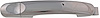 Exterior Door Handle Front Right Without Keyhole Chrome