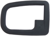 Interior Door Handle Front And Rear Left Texture Black - image 1