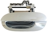 Exterior Door Handle Rear Left All Chrome - image 1