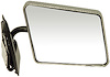 955-186 Passenger Manual Door Mirror Assembly; Chevrolet/GMC - image 1