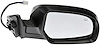 955-2296 Passenger Power Door Mirror Assembly; Subaru