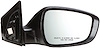 959-155 Passenger Power Door Mirror Assembly; Hyundai - image 1
