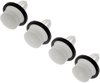 Plastic Sealed Triple-Head Door Trim Panel Retainer, 9 mm for 2008-2020 Ford, Lincoln, and Mercury Vehicles