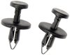 Black Plastic Push Type Retainer, 7 mm Hole for 2001-2023 Chrysler, Dodge, and Jeep Vehicles