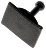 Plastic Double-Head Cowl Panel Vent Retainer, 18 mm Length for 2008-2023 Subaru Models [Set of 2]