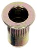 Steel Partial Thread Rivet Nut, M4-0.7 Thread, Yellow Zinc-Coated - image 4
