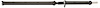 976-275 2-Piece Rear Driveshaft Assembly 1999-2004 GM - image 1