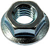 Flange Hex Nuts - Class 10.9 [Thread: M6-1.0] - image 1