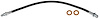 H71305 Brake Hydraulic Hose; 1963-1985 Chevrolet; 1967-1985 GMC - image 1