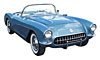 Custom Cut Door 1956-62 Corvette - image 1