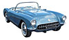 Custom Cut Floor 1956-62 Corvette - image 1