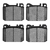 1000-0145-10 Track/Street Low-Metallic Brake Pads Kit, 1979-1991 Mercedes-Benz, Position: Front - image 1