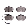 1000-0519-00 Track/Street Low-Metallic Brake Pads Kit, 1987-1989 Land Rover, Position: Front - image 1