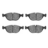 1000-0682-00 Track/Street Low-Metallic Brake Pads Kit, 1995-2006 Multiple Makes/Models, Position: Front