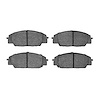 1000-0829-00 Track/Street Low-Metallic Brake Pads Kit, 2000-2011 Acura/Honda, Position: Front - image 1