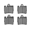 1000-0848-00 Track/Street Low-Metallic Brake Pads Kit, 2000-2003 Mercedes-Benz, Position: Rear - image 1
