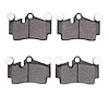 1000-0978-00 Track/Street Low-Metallic Brake Pads Kit, 2003-2015 Multiple Makes/Models, Position: Rear