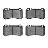 1000-0984-00 Track/Street Low-Metallic Brake Pads Kit, 2003-2013 Mercedes-Benz, Position: Rear - image 1