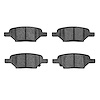 1000-1033-00 Track/Street Low-Metallic Brake Pads Kit, 2004-2012 GM, Position: Rear - image 1