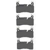 1000-1607-00 Track/Street Low-Metallic Brake Pads Kit, 2011-2015 Mercedes-Benz, Position: Rear - image 2