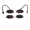 1000-1822-00 Track/Street Low-Metallic Brake Pads Kit, 2015-2020 Alfa Romeo, Position: Rear - image 2