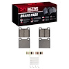 1115-0031-01 Active Performance Brake Pads & Hardware Kit, 1969-1983 Porsche, Position: Rear