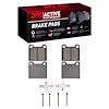 1115-0031-03 Active Performance Brake Pads & Hardware Kit, 1964-1974 Multiple Makes/Models, Position: Front,Rear