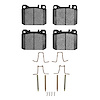 1115-0145-16 Active Performance Brake Pads & Hardware Kit, 1980-1985 Mercedes-Benz, Position: Front - image 1