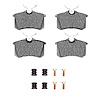 1115-0340-05 Active Performance Brake Pads & Hardware Kit, 1985-2019 Audi/Volkswagen, Position: Rear - image 1