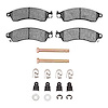 1115-0412-01 Active Performance Brake Pads & Hardware Kit, 1985-2004 Multiple Makes/Models, Position: Front - image 1
