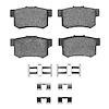 1115-0537-01 Active Performance Brake Pads & Hardware Kit, Fits Select Multiple Makes/Models, Position: Rear - image 1
