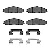 1115-0731-02 Active Performance Brake Pads & Hardware Kit, 2004-2009 GM, Position: Front - image 1