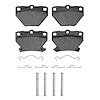 1115-0823-01 Active Performance Brake Pads & Hardware Kit, 2000-2008 Multiple Makes/Models, Position: Rear - image 1