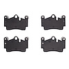 1115-0978-00 Active Performance Low-Metallic Brake Pads, 2003-2015 Multiple Makes/Models, Position: Rear - image 1