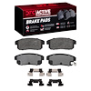 1115-1008-01 Active Performance Brake Pads & Hardware Kit, 2004-2011 Ford/Lincoln/Mercury/Mazda, Position: Rear - image 1