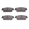 1115-1020-00 Active Performance Low-Metallic Brake Pads, 2004-2011 GM, Position: Rear - image 2