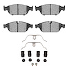 1115-1549-01 Active Performance Brake Pads & Hardware Kit, 2012-2018 Audi/Volkswagen, Position: Front - image 1