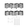 1115-1748-01 Active Performance Brake Pads & Hardware Kit, 2010-2018 Infiniti/Nissan, Position: Front - image 1