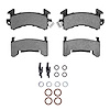1214-0154-01 Heavy-Duty Brake Pads & Hardware Kit, 1978-2003 GM, Position: Front