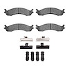 1214-0655-01 Heavy-Duty Brake Pads & Hardware Kit, 1995-2007 Ford/Lincoln/Mercury/Mazda, Position: Fr,Front - image 1