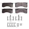 1214-0769-01 Heavy-Duty Brake Pads & Hardware Kit, Fits Select Multiple Makes/Models, Position: Rear,Fr,Front,Fr & Rr,Rr