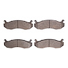 1214-0788-00 Heavy-Duty Semi-Metallic Brake Pads, 1996-2006 Mopar, Position: Front