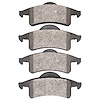 1214-0791-00 Heavy-Duty Semi-Metallic Brake Pads, 1999-2004 Mopar, Position: Rear - image 1
